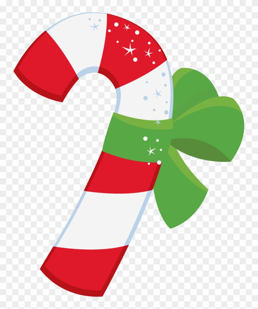 Candy Cane Clipart Winter Christmas - Candy Christmas Clipart Outline #147388