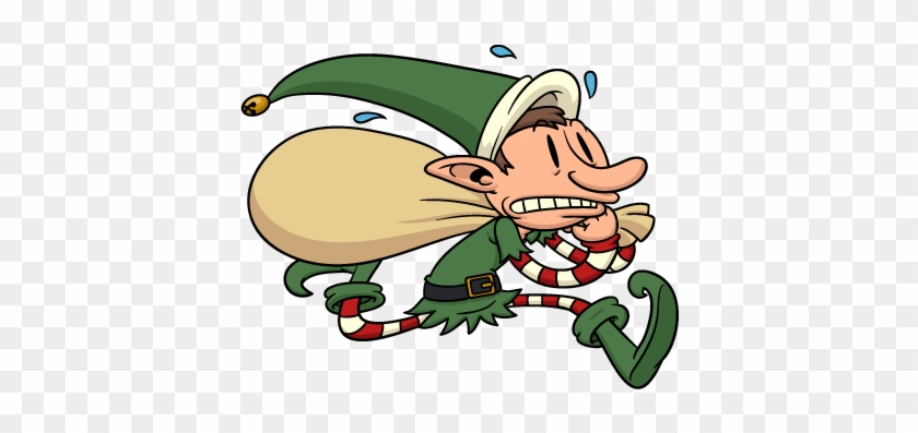Christmas Elves Messages Sticker-2 - Cartoon Christmas Elves #147947