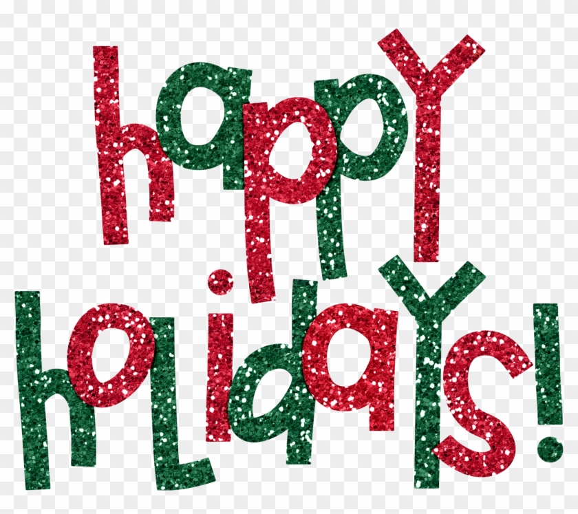 Happy Holidays Png - Red And Green Holiday #148199