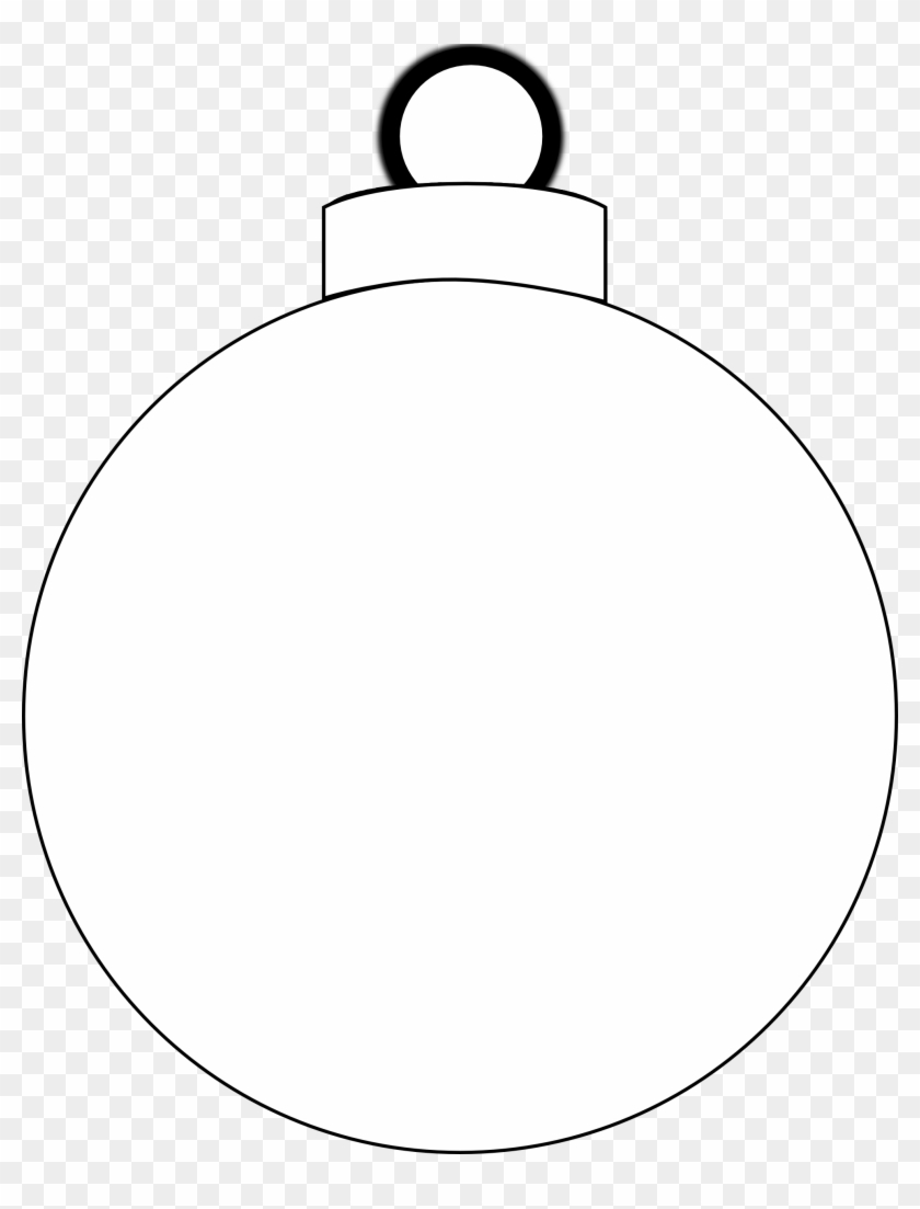 Christmas Clip Art Black And White Ball - Citra #148716