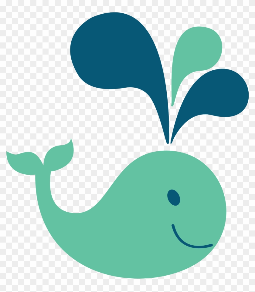 Whale Clipart Organism - Whale With A Polka Dot Tail #149186