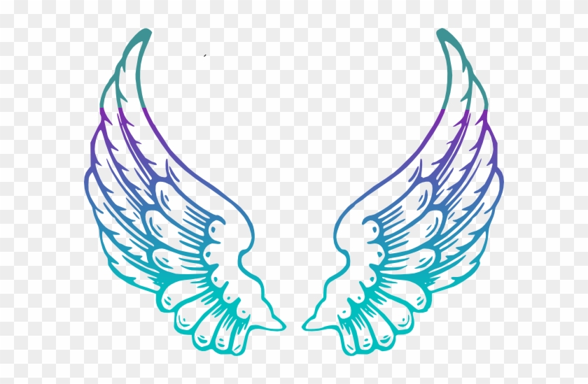 Purple Guardian Angel Wings Clip Art - Purple Guardian Angel Wings Clip Art #152291