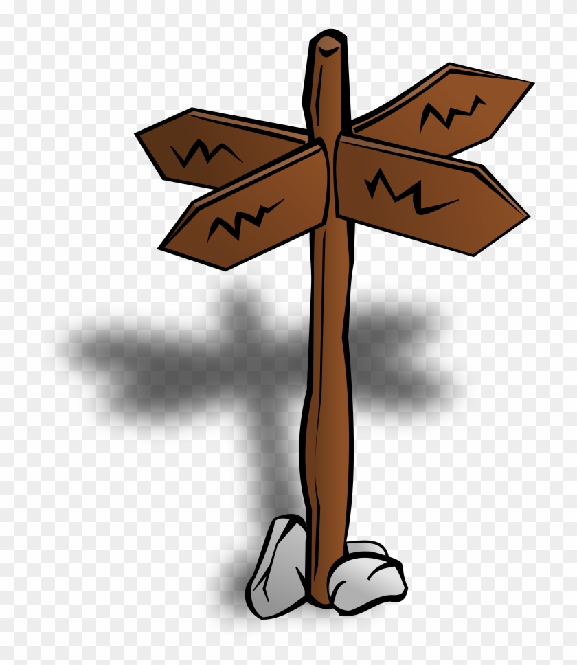 Graduation Symbols Image - Cross Roads Sign #153267
