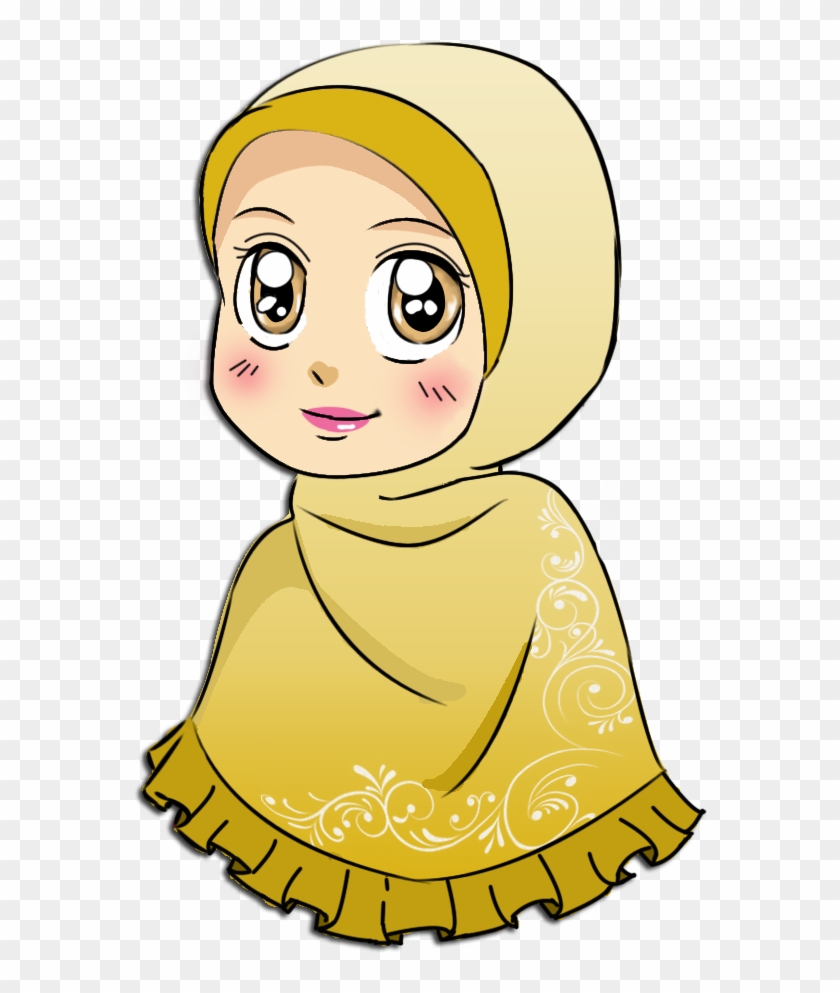 Muslim - Animasi Wanita Berhijab Png #153554
