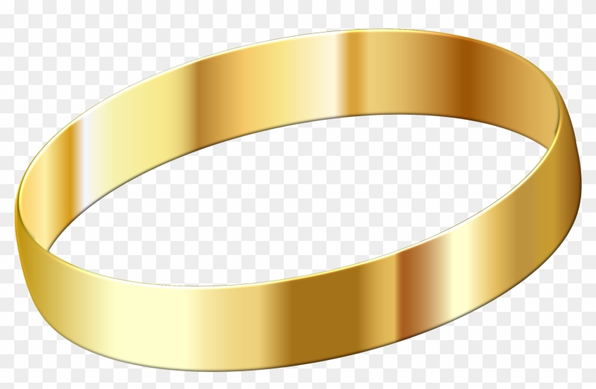 Ring Gold Png Clipart - Clip Art Gold Ring #154149