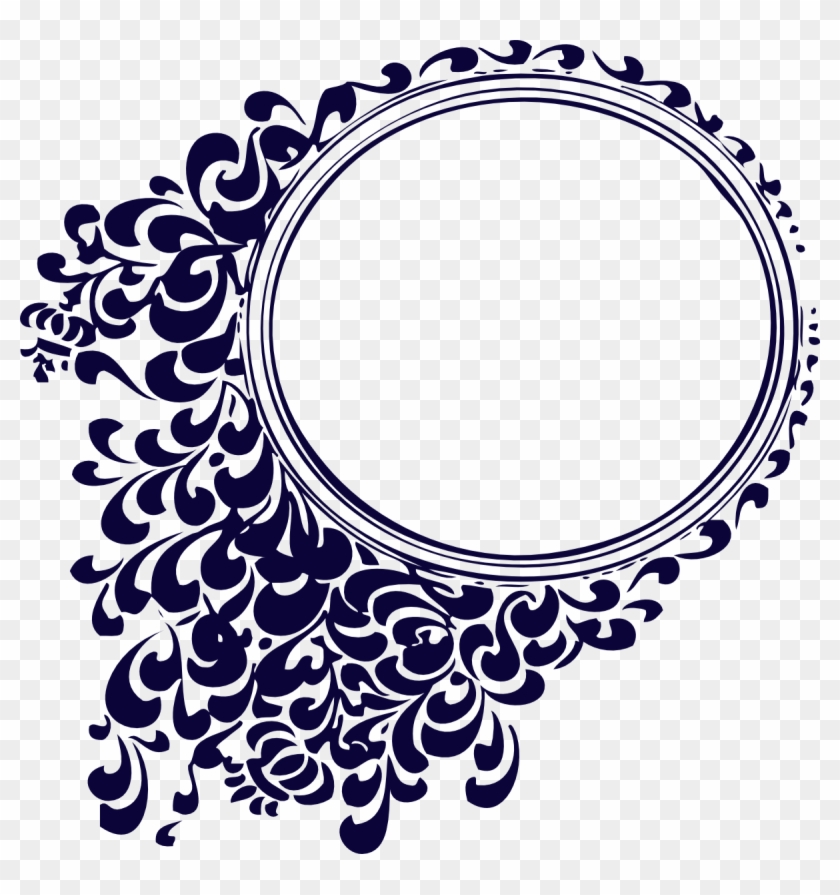 Round Decorative Border Vector - Wedding Vector Design Png #154210