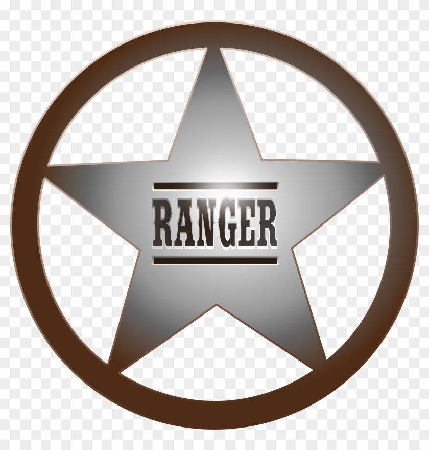 Western Clip Art Download - Ranger Badge #154665