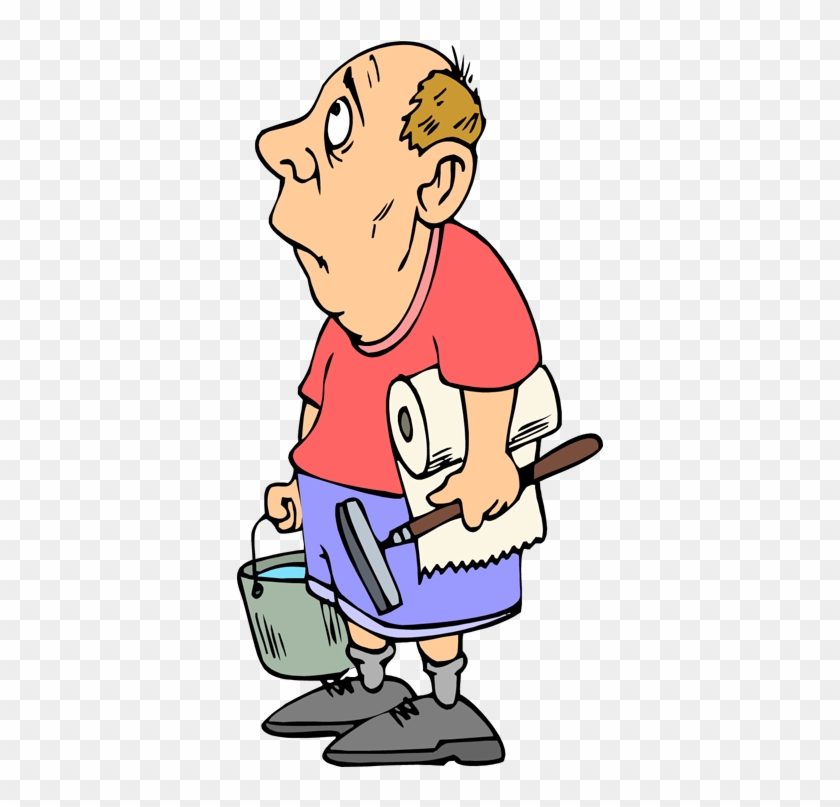 365 Days Of Fun In Marriage - Man Cleaning Clipart #154675