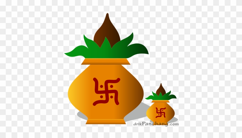 Hindu Clipart Kalash - Kalash Rangoli #154774