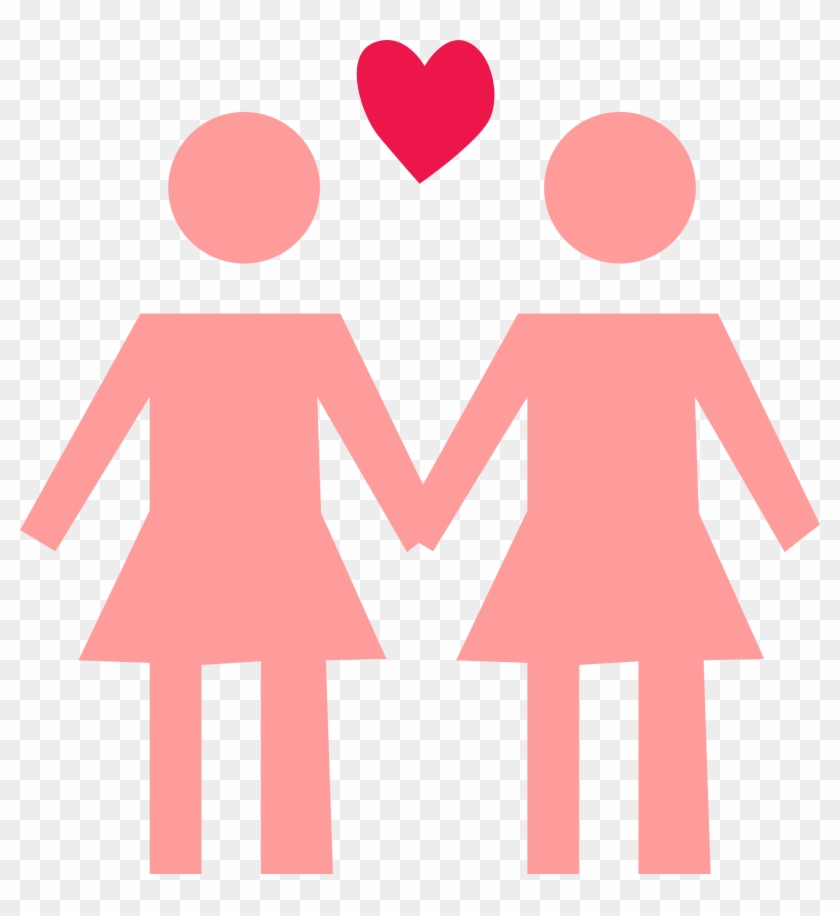 Clipart Lesbian Couple Rh Openclipart Org Microsoft - Lesbian Couple Clipart #155241