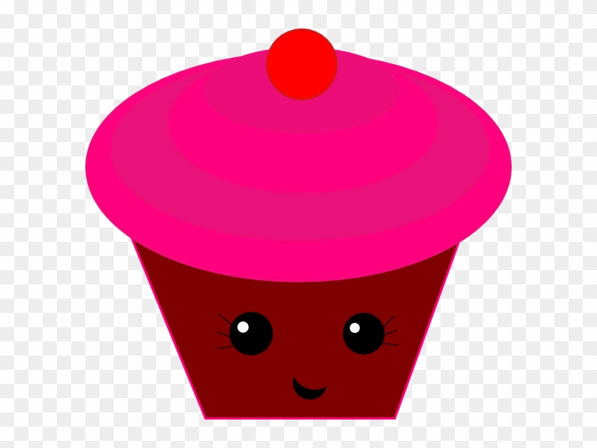 Pink Cupcake Two Swirls Hi Clipart - Clip Art #816747