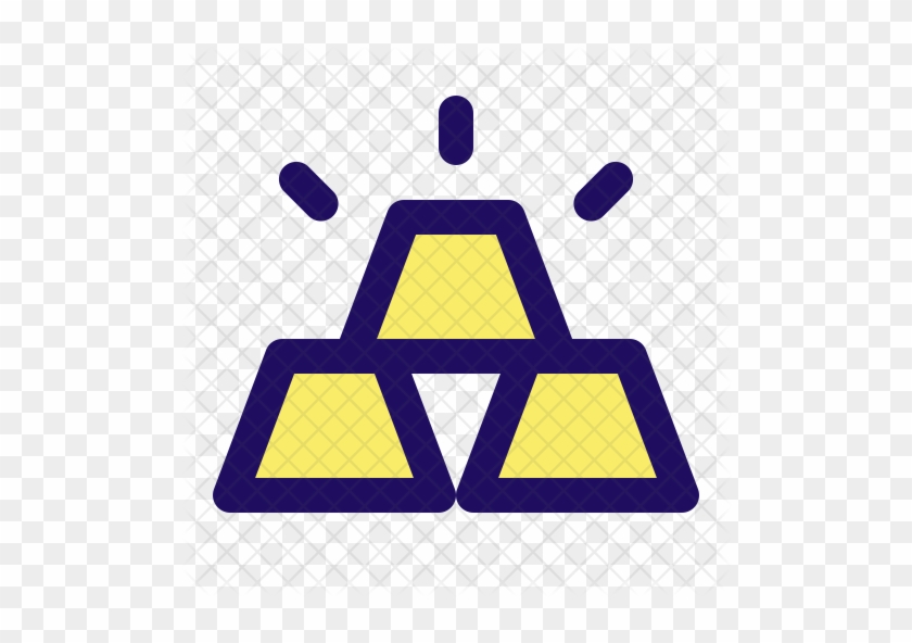 Gold Bar Icon - Icon #816989