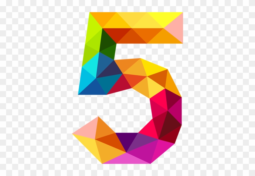 Numbers ‿✿⁀ - Number Five Png #817281