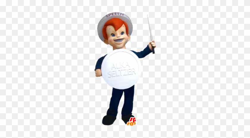 Mascotte Boy Brand Alka Seltzer - Alka Seltzer Mascot #817449