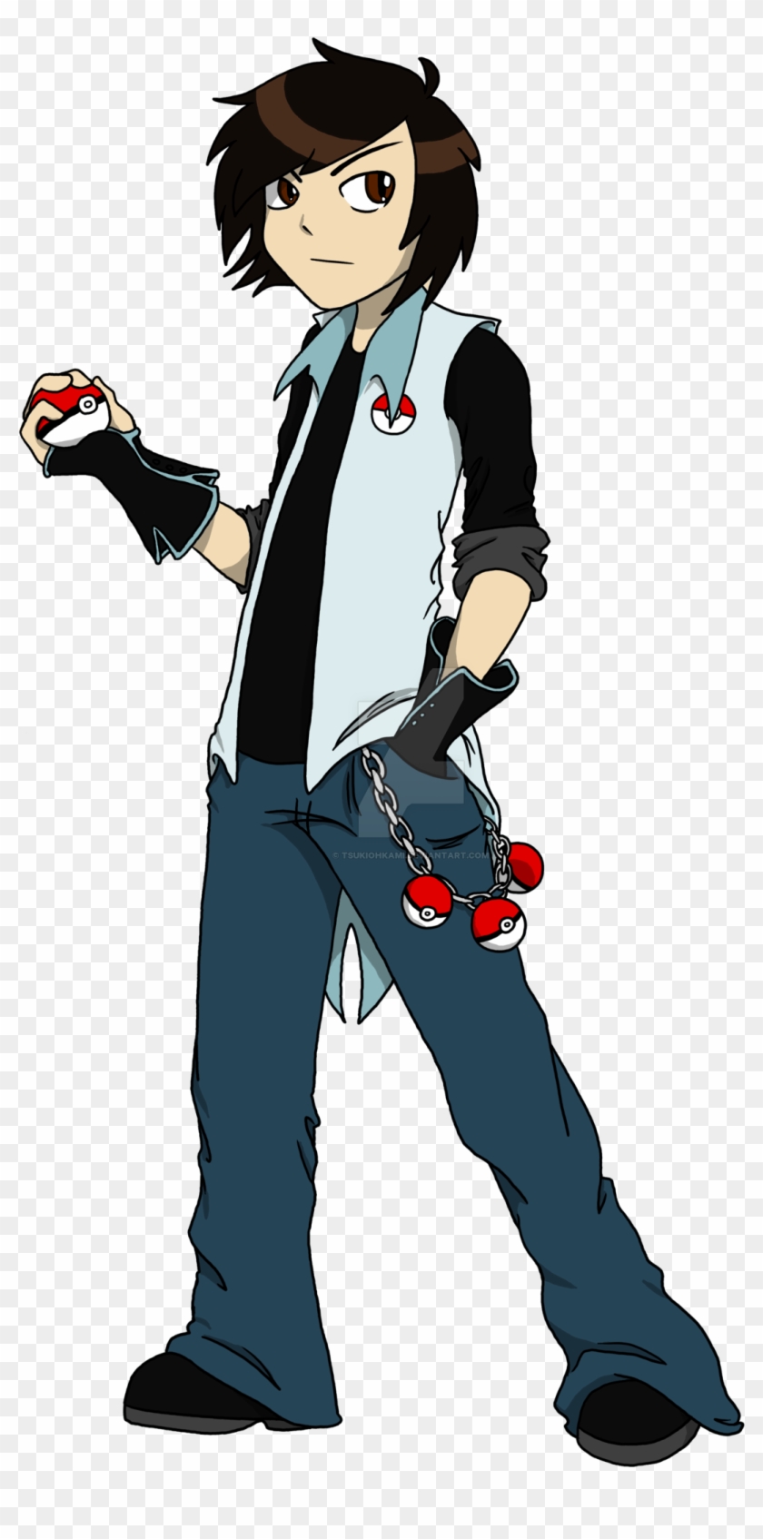 Octavion Is A Pokemon Trainer By Tsukiohkami - Cartoon #817471