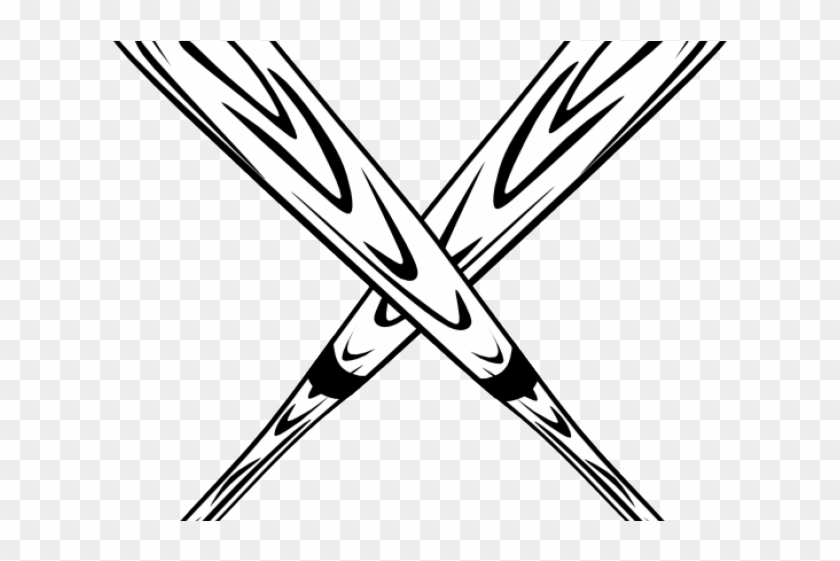 Tongkat Baseball Vector - Baseball Bat Clip Art #817501
