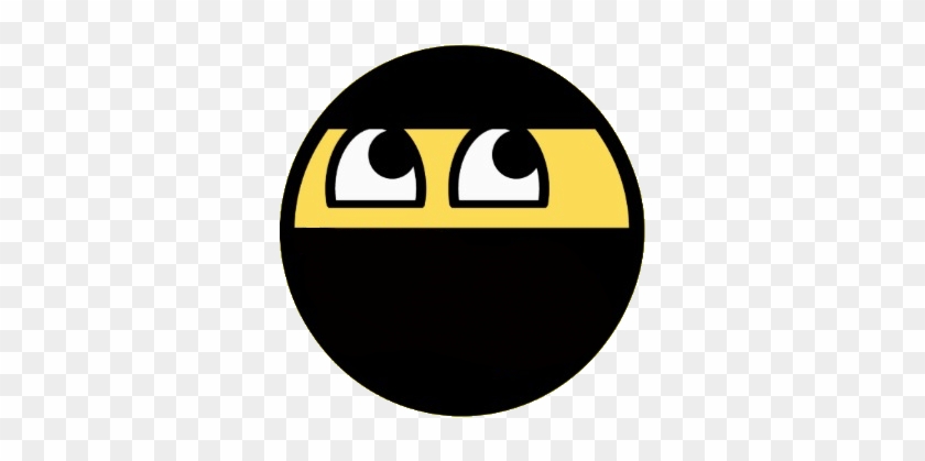 Pin Ninja Face Clipart - Awesome Ninja Trucker Hat, Adult Unisex, White #817711