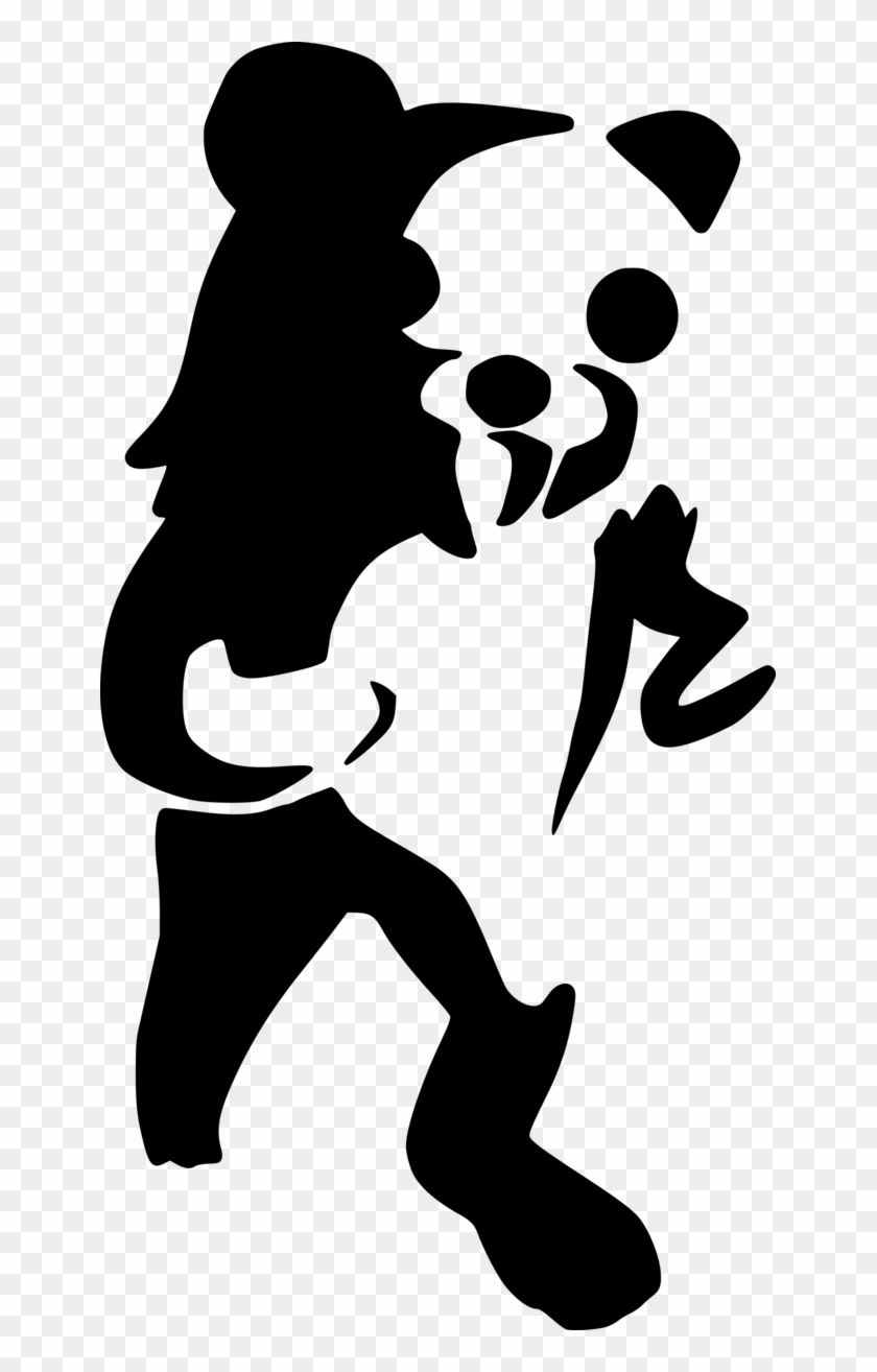 Pedobear Silhouette By Jailboticus - Pedo Bear Silhouette #817729