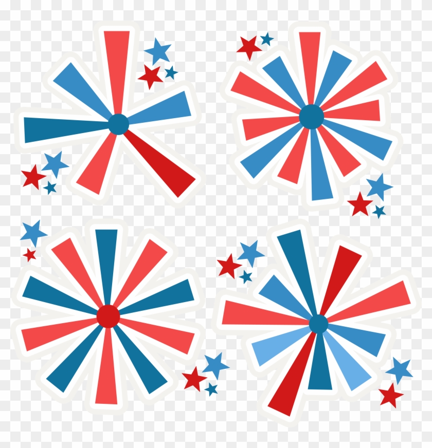 Black And White Fireworks Clipart - Paper Flower Centers Templates #817739