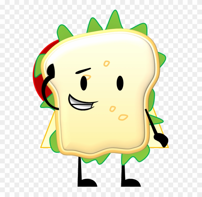 Sandwich Clipart Bfdi - Object Shows Sandwich #818445