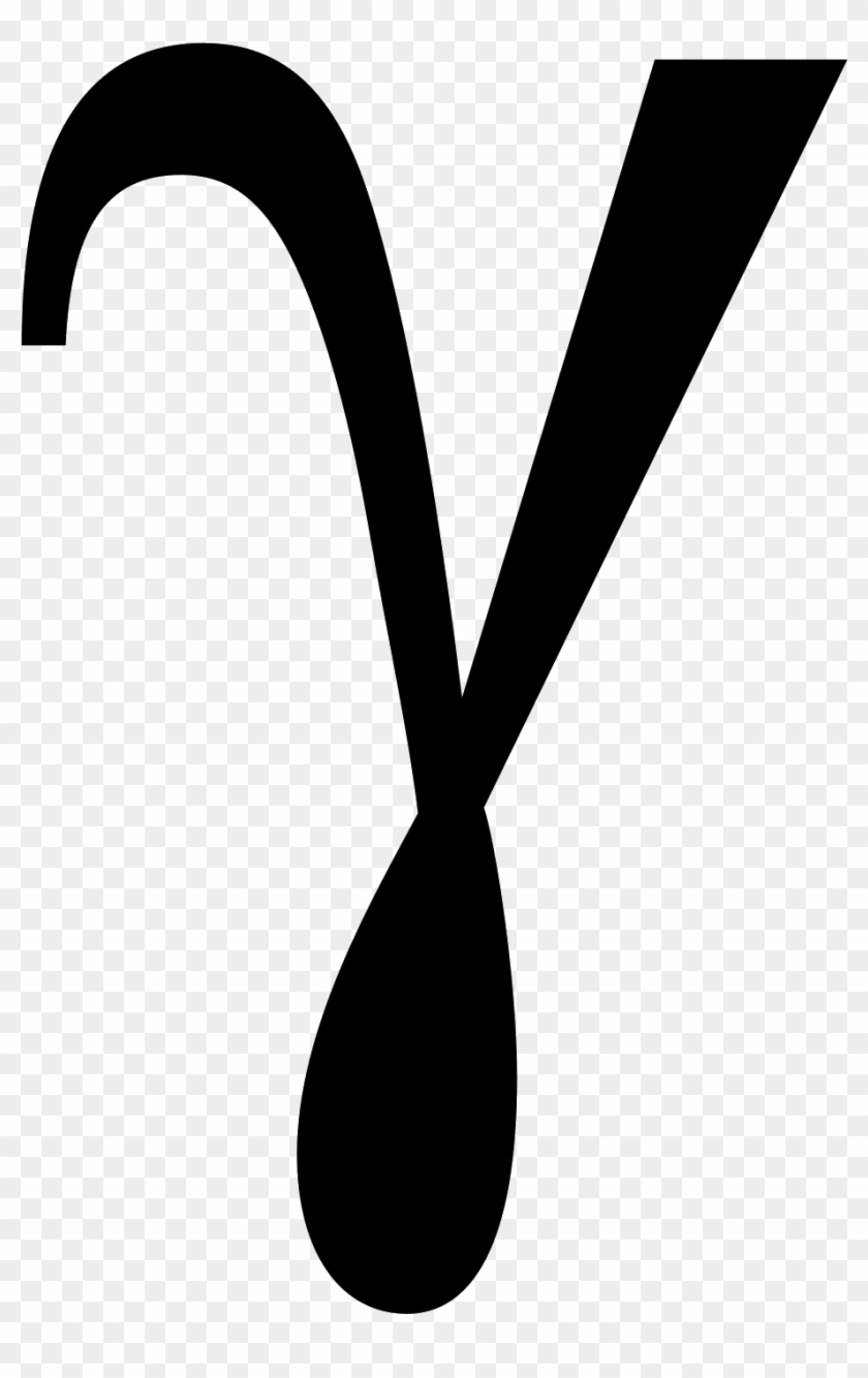 This Logo Has A V-like Shape At The Top, Leading - Gamma Icon #818450