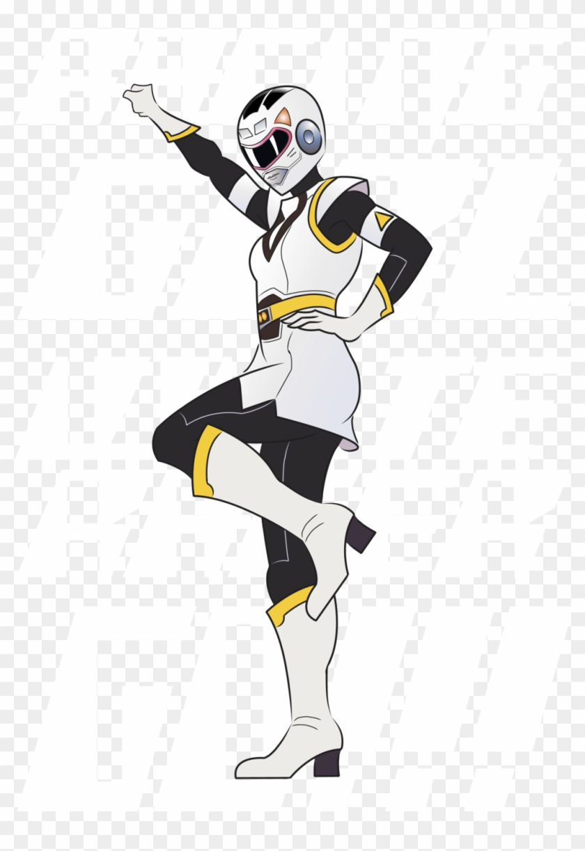 White Racer Of Carrangers By Riderb0y White Racer Of - Cartoon #818603