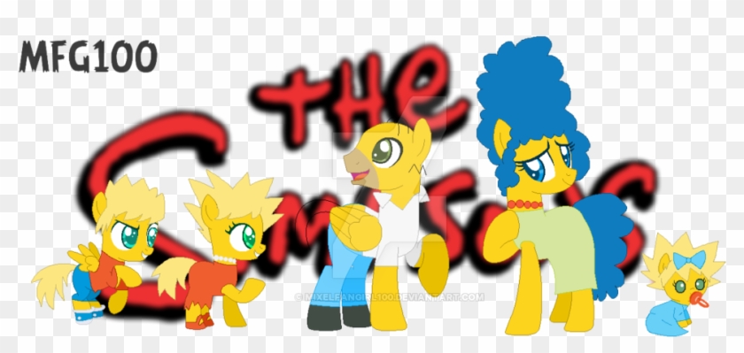 The Simpsons Mlp By Mixelfangirl100 - United Labels - The Simpsons - 20th Anniversary Limited #818657