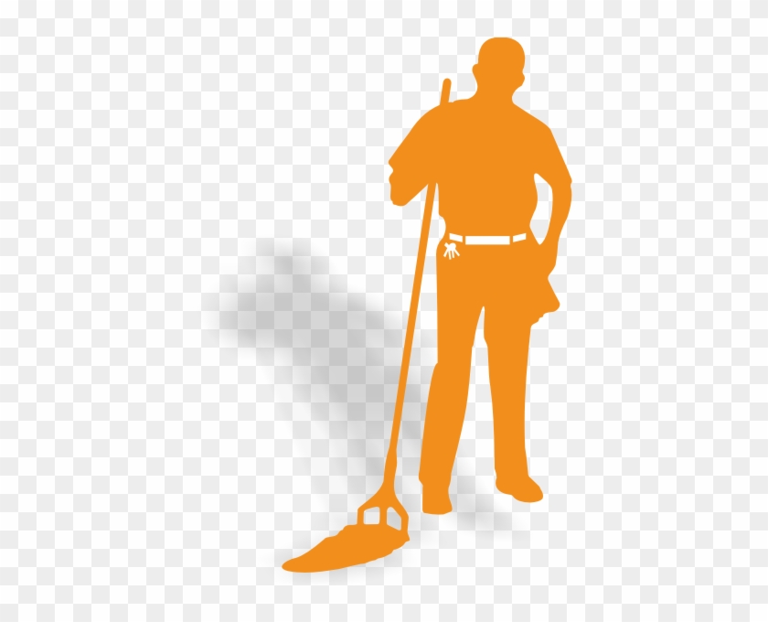 Janitorial & Sanitation - Housekeeping Silhouette #818752