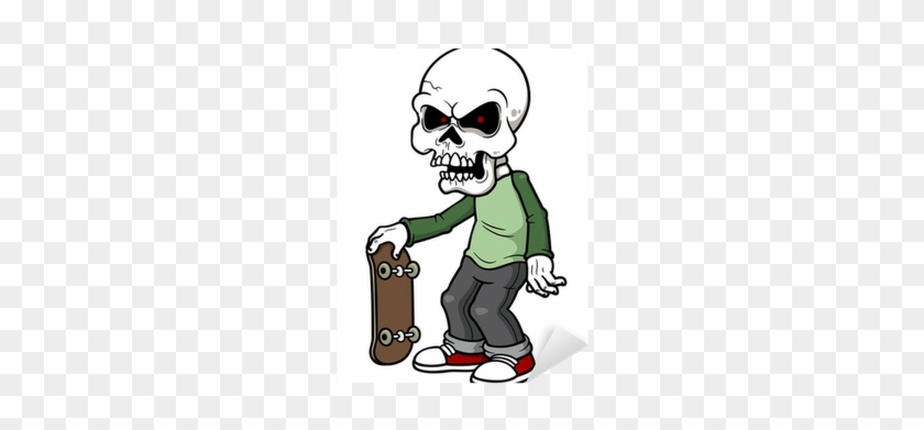 Vector Illustration Of Cartoon Zombie Sticker • Pixers® - Dibujos De Zombies Animados #818890