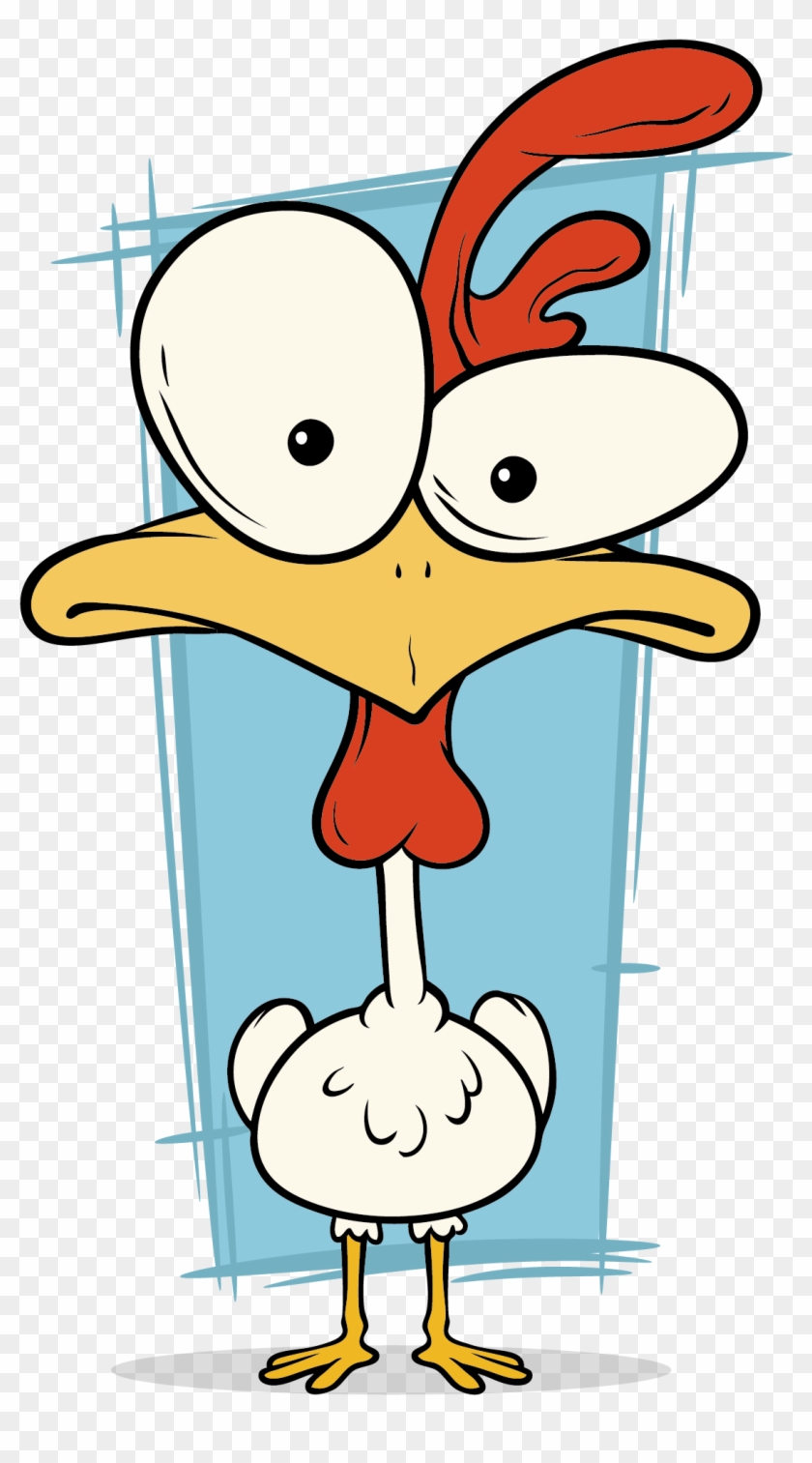 Chicken Cartoon Drawing Illustration - Chicken Cartoon Drawing Illustration #818942