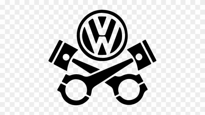 Vw Pistons Vinyl Sticker - Piston Sticker #819197