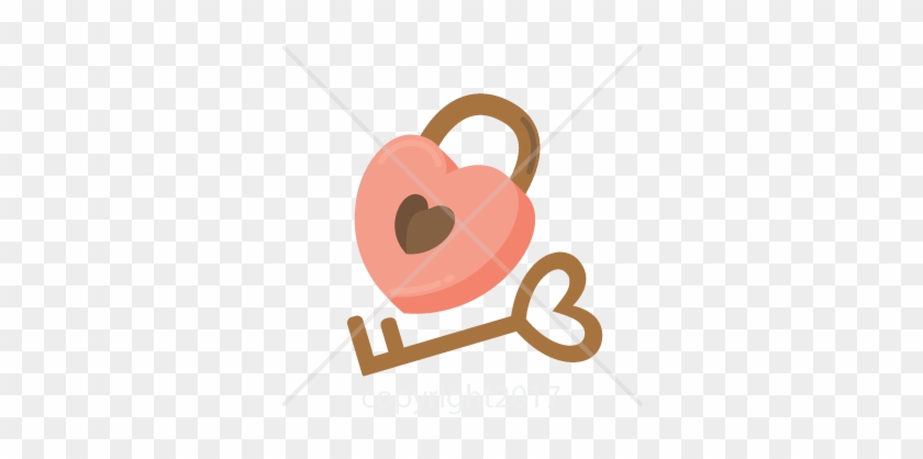 Heart Lock & Key- - Scalable Vector Graphics #820635