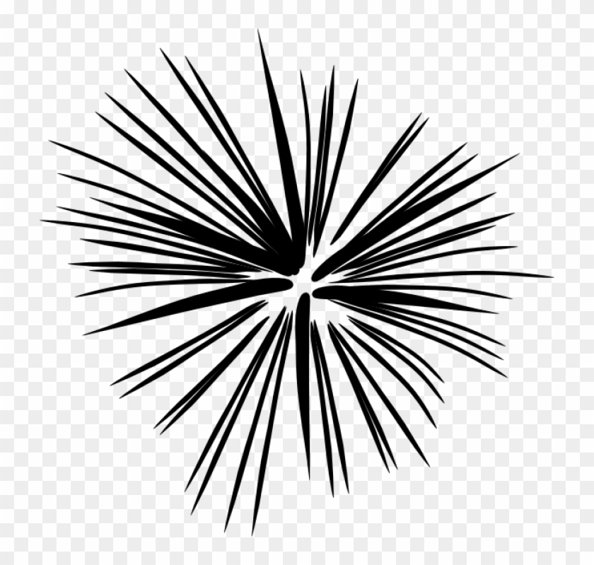 Permalink To Fireworks Clipart Black And White Fall - Fireworks Clip Art #820647