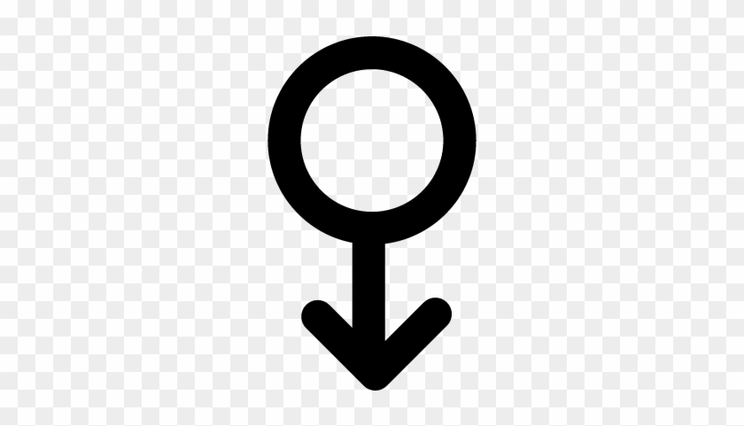 Circle With Down Arrow Symbol Vector - Circle With Arrow Logo #821097