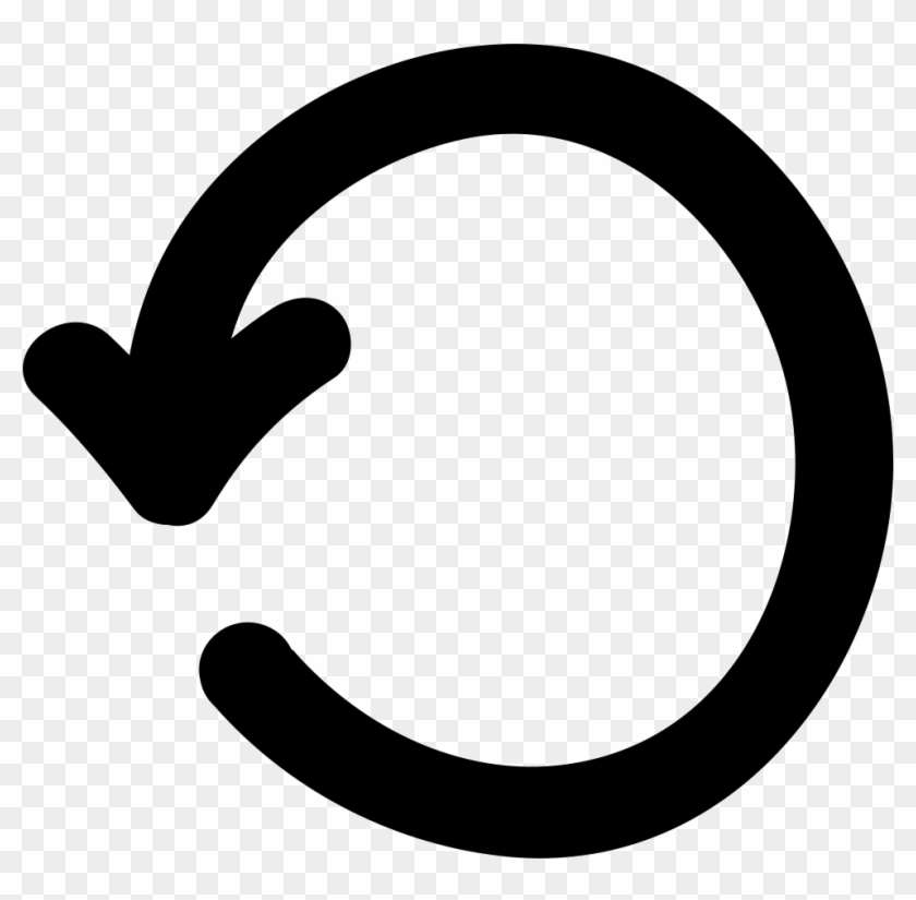 Refresh Circular Arrow Hand Drawn Symbol Comments - Circular Arrow #821103