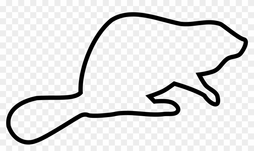 Beaver Drawing Outline - Beaver Outline #821141