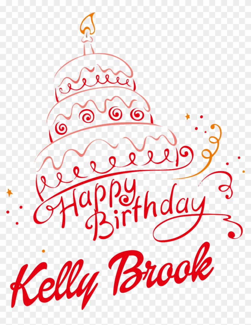 Kelly Brook Happy Birthday Vector Cake Name Png - Women Birthday Gift Akoya Cultured Pearl In Oyster #821556