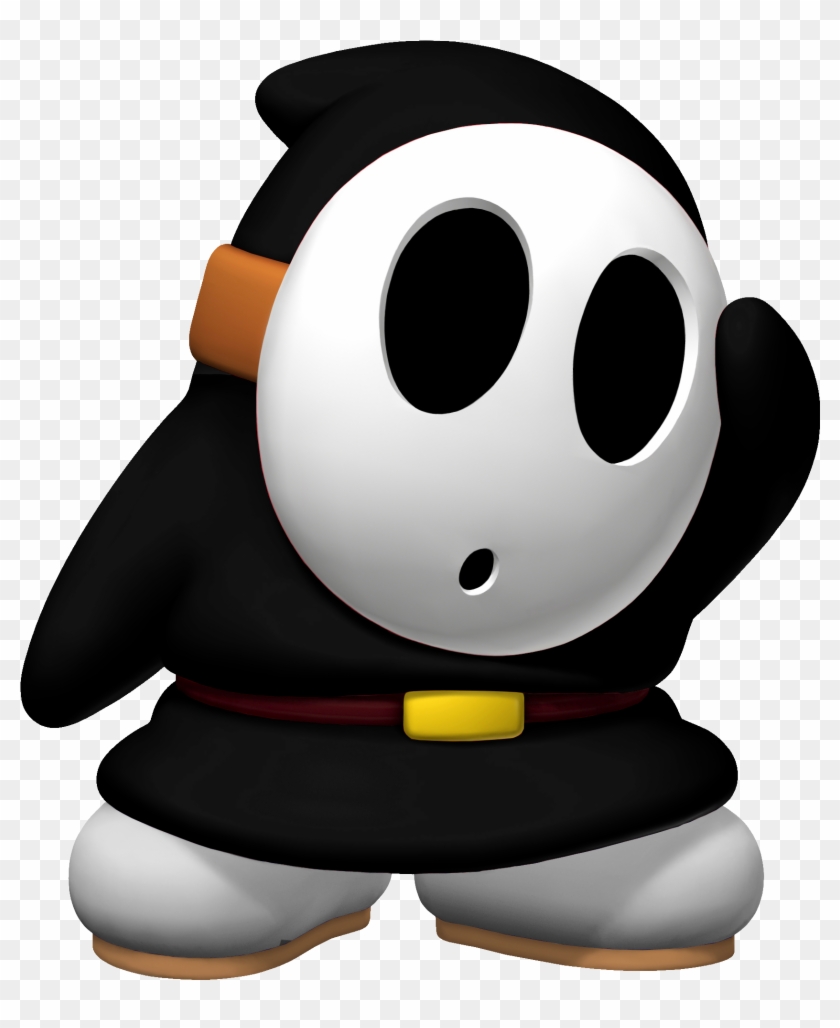 Acl Mk8 Black Shy Guy - Black Shy Guy Mario #821811