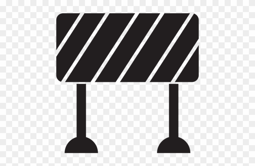 Road Block Sign Icon Transparent Png - Carretera Png #821810