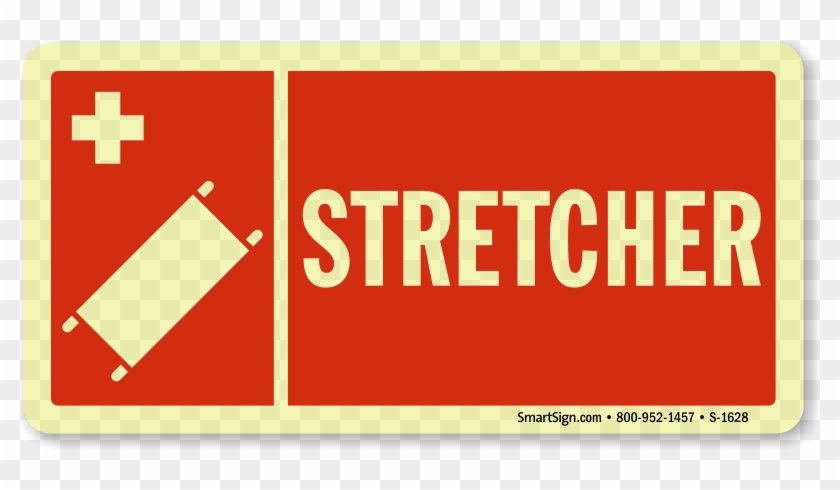 Stretcher Sign - Smartsign By Lyle S-1628-gs-7 Stretcher Photoluminescent #822289