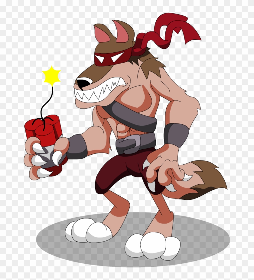 Dynamite Wolf By Gregtoon07 - Cartoon #822440