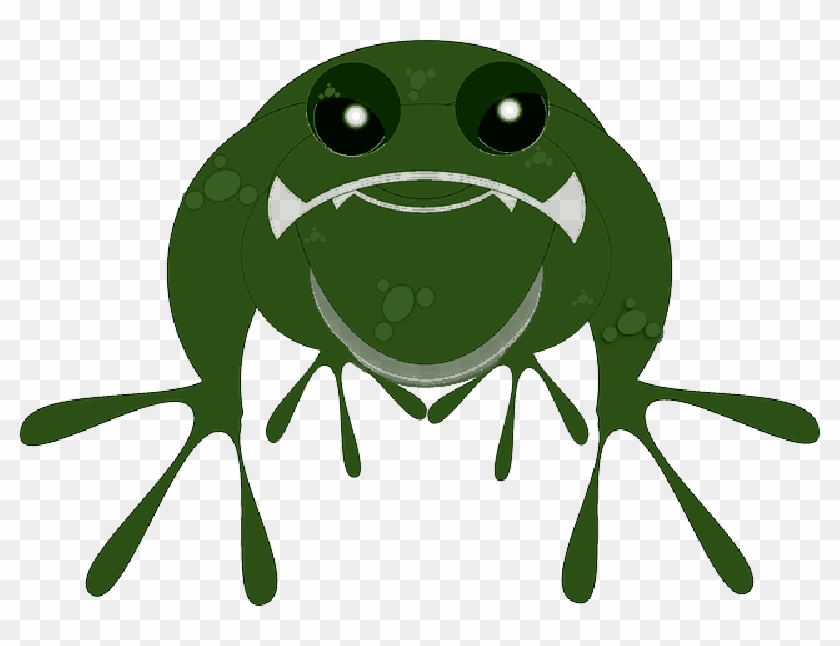 Animal Frogs, Frog, Water, Green, Cartoon, Amphibian, - Frog Clip Art #822907
