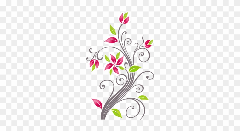 Arabesco Rosa - Floral #822976
