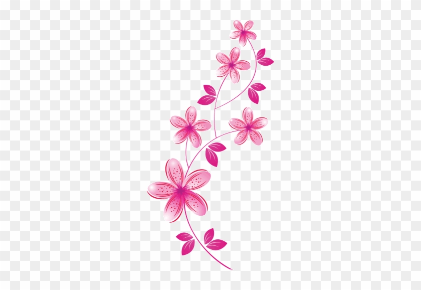 Arranjo De Flor Rosa - Florecitas Para Decorar Tarjetas #823321
