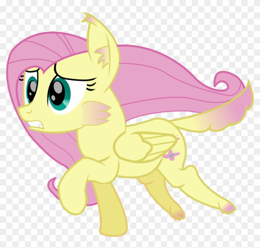 Werewolf Fluttershy By Lillygeneva - Mlp Werewolf Fluttershy #823386