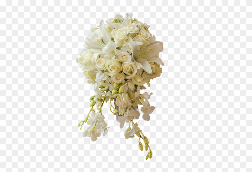 White Cascading Bouquet - Bouquet #824177