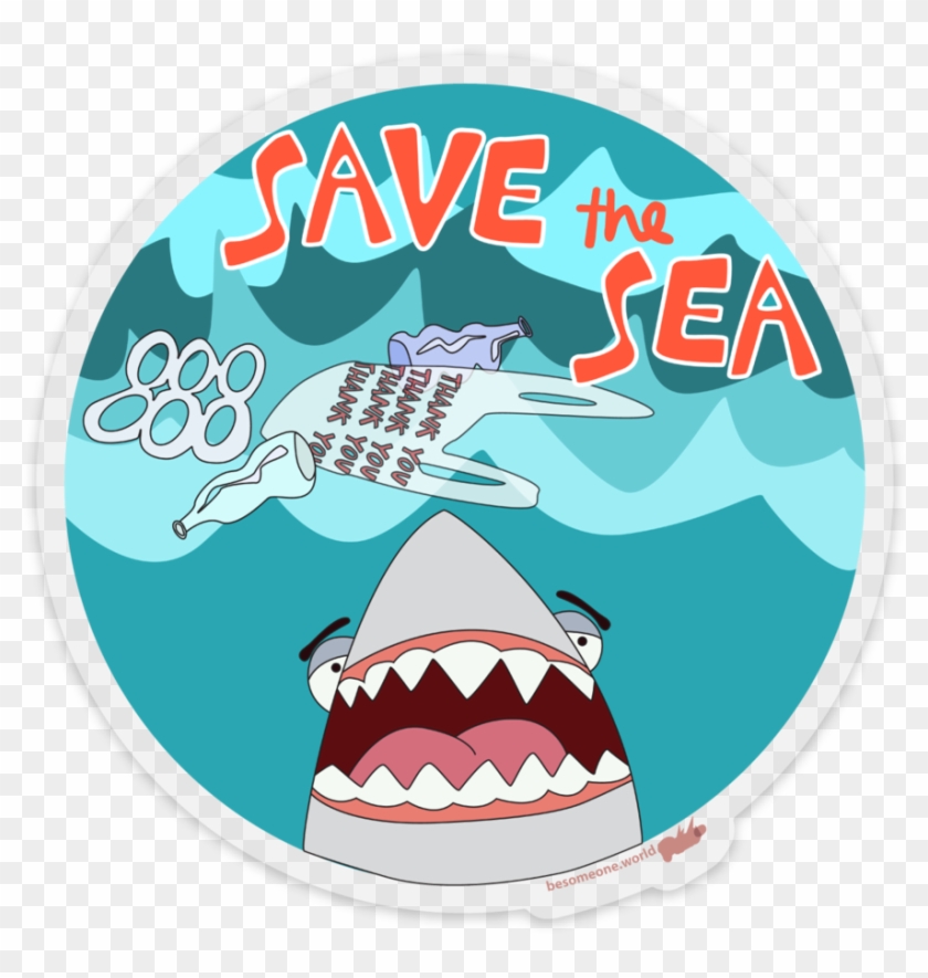 Clear Sticker - No More Plastic Logo #824212