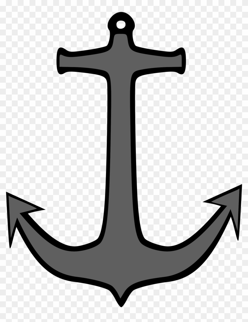 Clipart Simple Anchor Open - Anchor Clip Art #824272