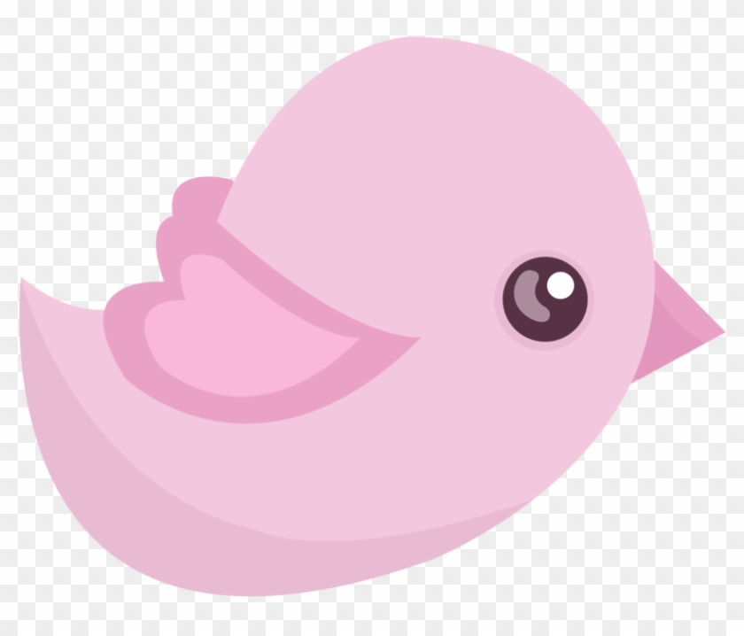 Passarinho Rosa Desenho Png - Clip Art #824614