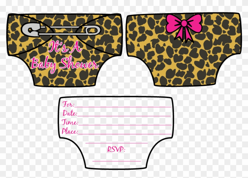 Pink Leopard Print Baby Shower Invitations - Baby Shower Invitations #824748